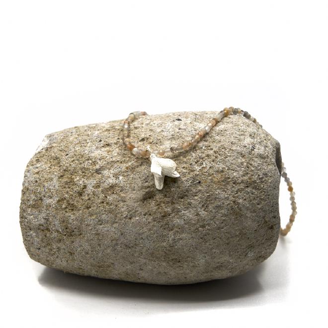 Halsschmuck Pfaffenhütchen Mondstein