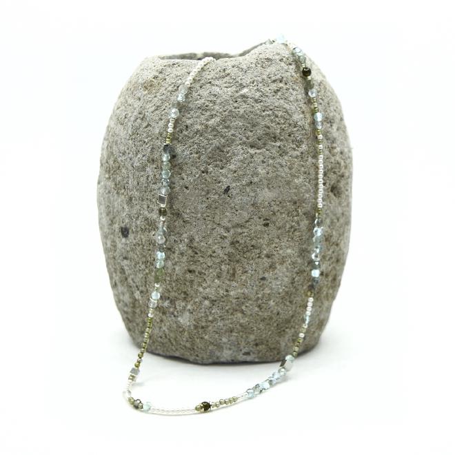 Halsschmuck Turmalin Peridot Suesswasserperlen